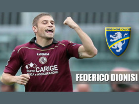 L'attaccante reatino Federico Dionisi acquistato dal Frosinone Calcio